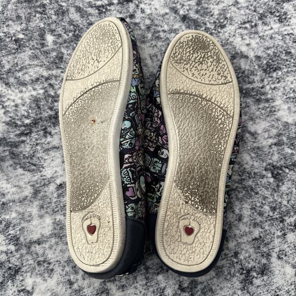 BOBS FOR CATS From Skechers Women's Size 8 Navy Blue with Cats Kitty Slip On - Picture 7 of 10
